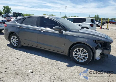 2017 Ford Fusion S из США, поврежденный, VIN 3FA6P0G75HR358205